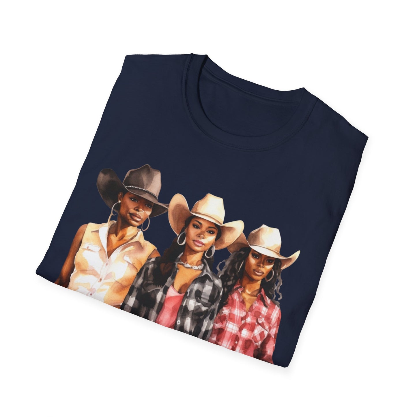 Unisex Black Cowgirl
