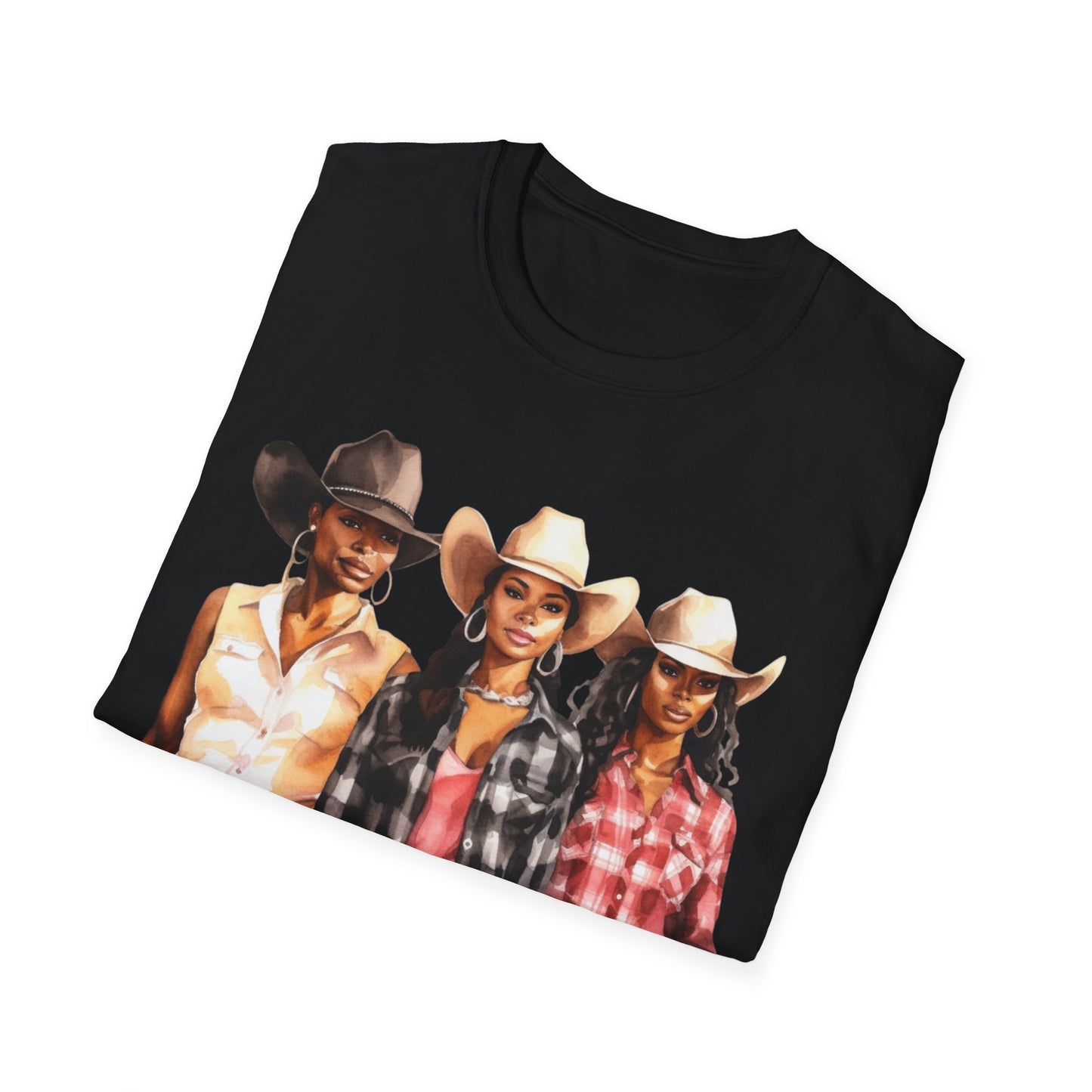 Unisex Black Cowgirl