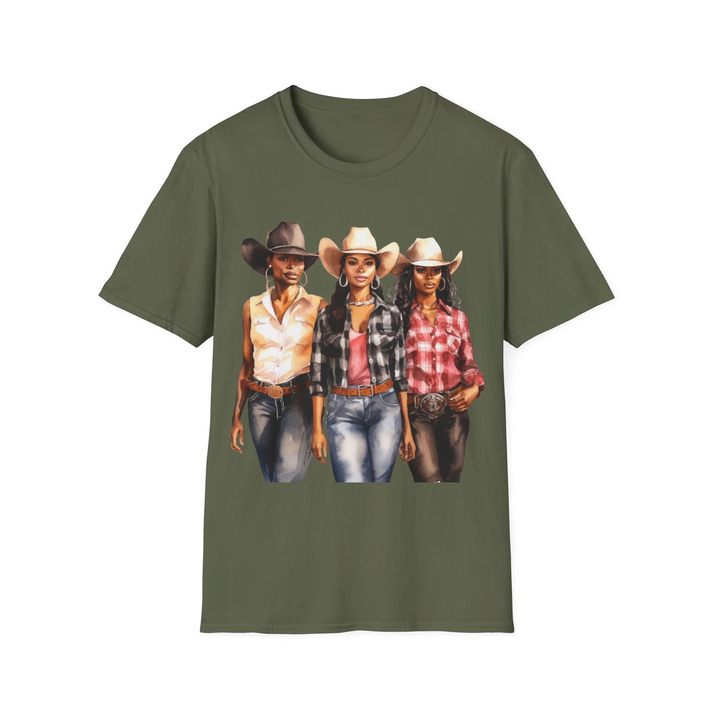 Unisex Black Cowgirl