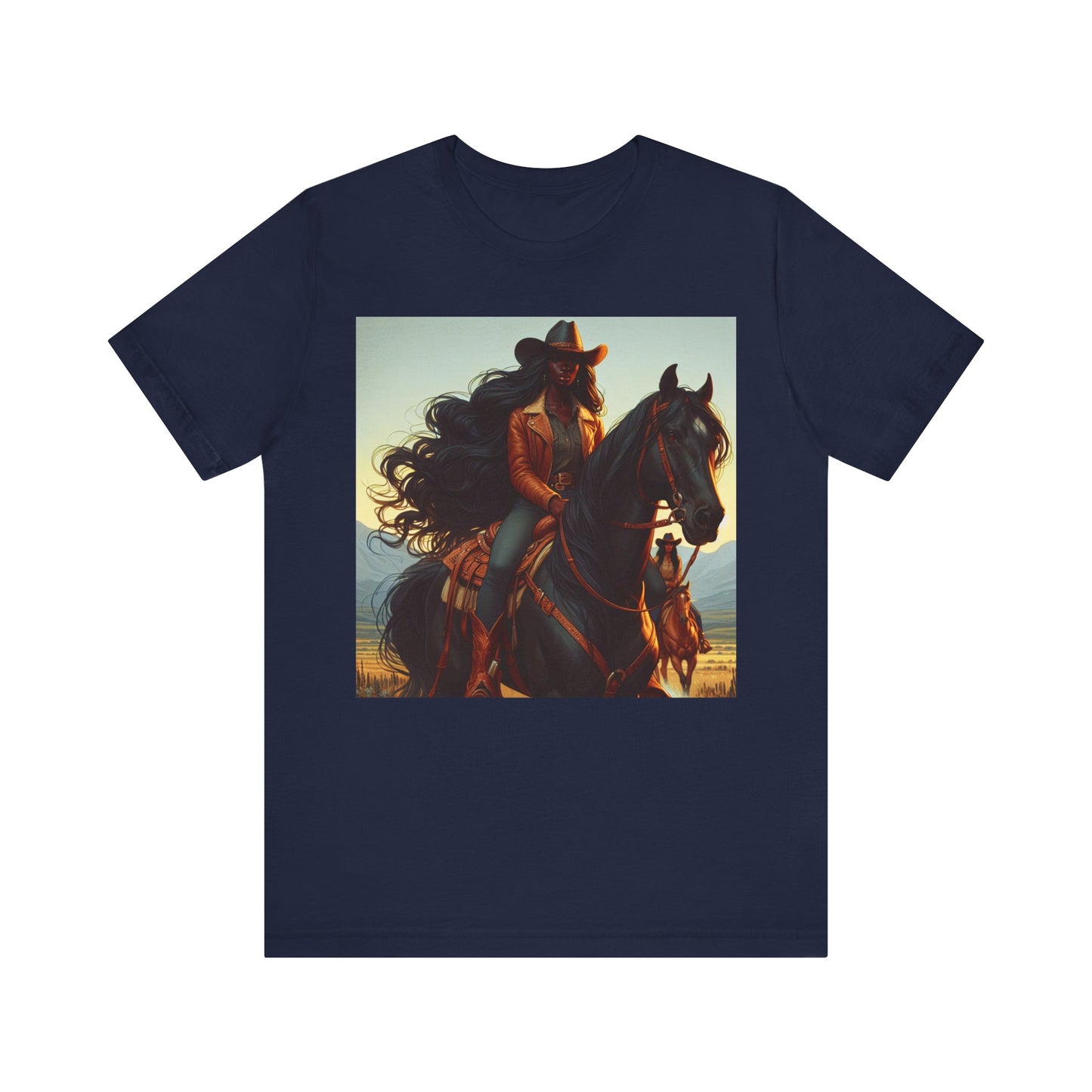 Unisex Black Cowgirl Shirt