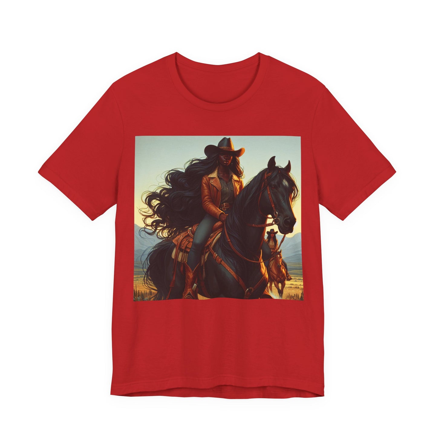Unisex Black Cowgirl Shirt