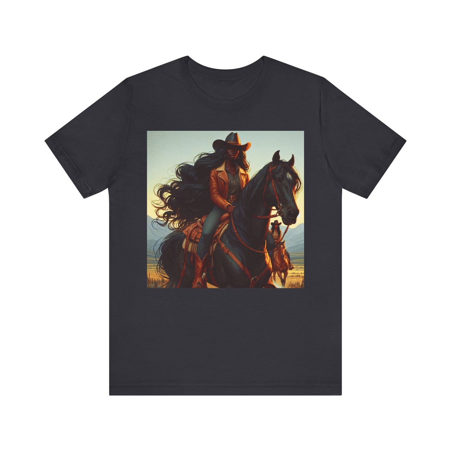 Unisex Black Cowgirl Shirt