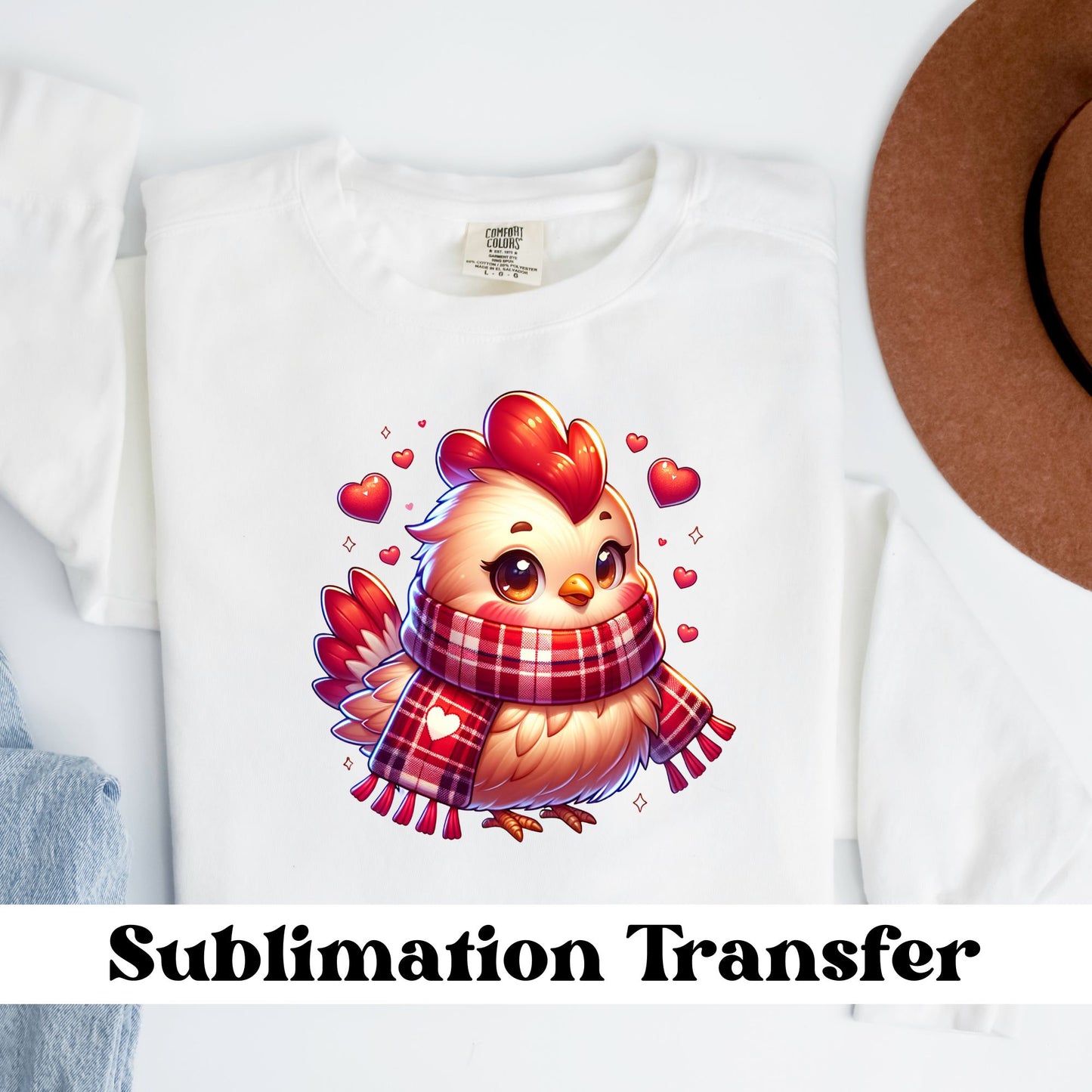 I Love You Sublimation Transfer