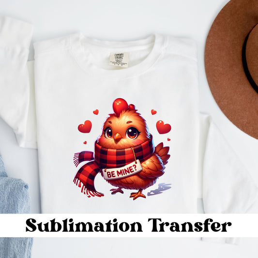 Be Mine? Sublimation Transfer