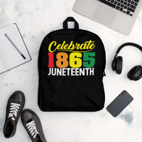 Celebrate 1865 Juneteenth Embroidered Backpack