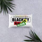 Juneteenth Black Black Pillow