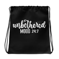 Unbothered Mood 24:7 Drawstring Bag