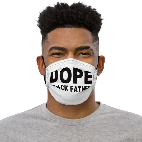 Dope Black Father Premium Face Mask