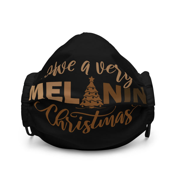 Have A Very Melanin Christmas Premium Face Mask