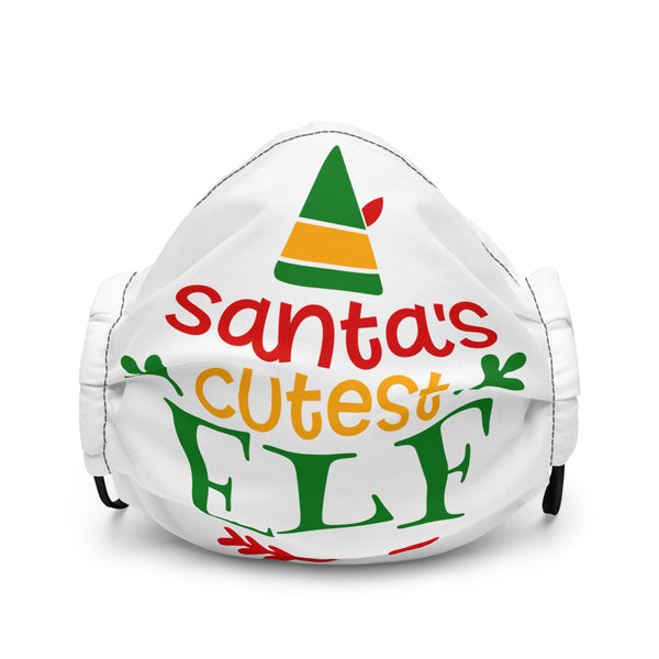 Santa's Cutest Elf Premium Face Mask