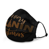 Have A Very Melanin Christmas Premium Face Mask