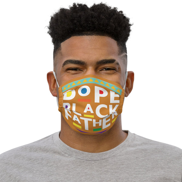 Dope Black Father Premium Face Mask