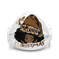 Have A Melanin Christmas Premium Face Mask