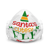 Santa's Cutest Elf Premium Face Mask