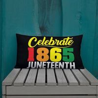 Celebrate 1865 Juneteenth Premium Pillow