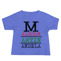 Malcolm Martin Mandela Premium Soft Baby Tee
