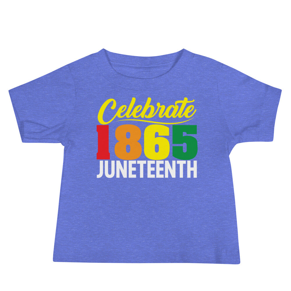 Celebrate 1865 Juneteenth Premium Soft Baby Tee