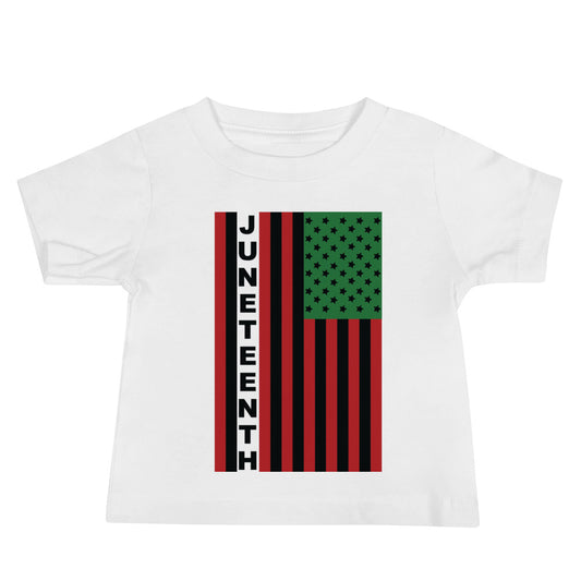 Juneteenth Flag Premium Soft Unisex Baby Tee