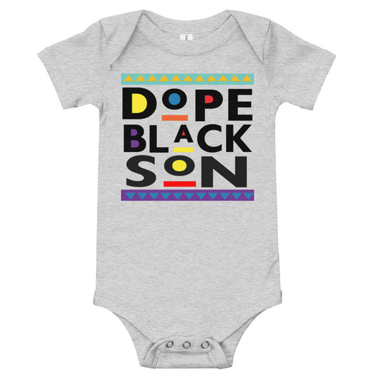 Dope Black Son Premium Soft Baby Onesie