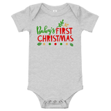 Baby's First Christmas Premium Soft Onesie