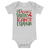 Dear Santa I Can Explain Premium Soft Onesie