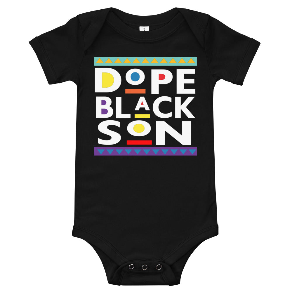 Dope Black Son Premium Soft Baby Onesie