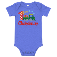 1st Christmas Train Premium Soft Onesie