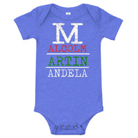 Malcolm Martin Mandela Premium Soft Unisex Onesie