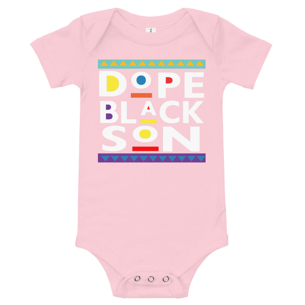 Dope Black Son Premium Soft Baby Onesie