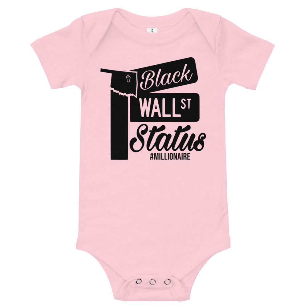 Black Wall Street Status Premium Soft Onesie