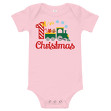 1st Christmas Train Premium Soft Onesie