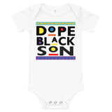 Dope Black Son Premium Soft Baby Onesie