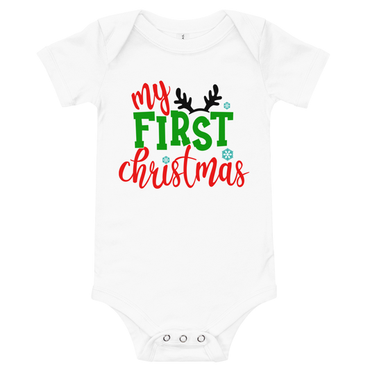 My First Christmas Premium Soft Onesie