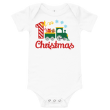 1st Christmas Train Premium Soft Onesie