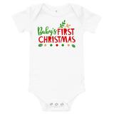 Baby's First Christmas Premium Soft Onesie