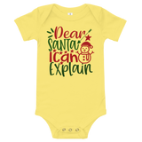 Dear Santa I Can Explain Premium Soft Onesie