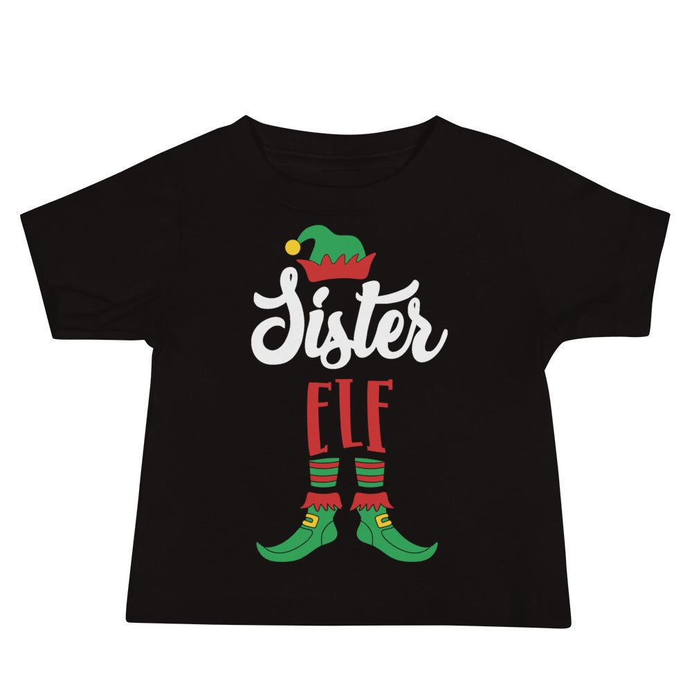 Sister Elf Premium Soft Baby Tee
