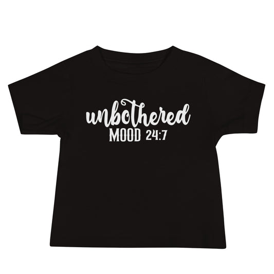 Unbothered Mood 24:7 Baby Tee