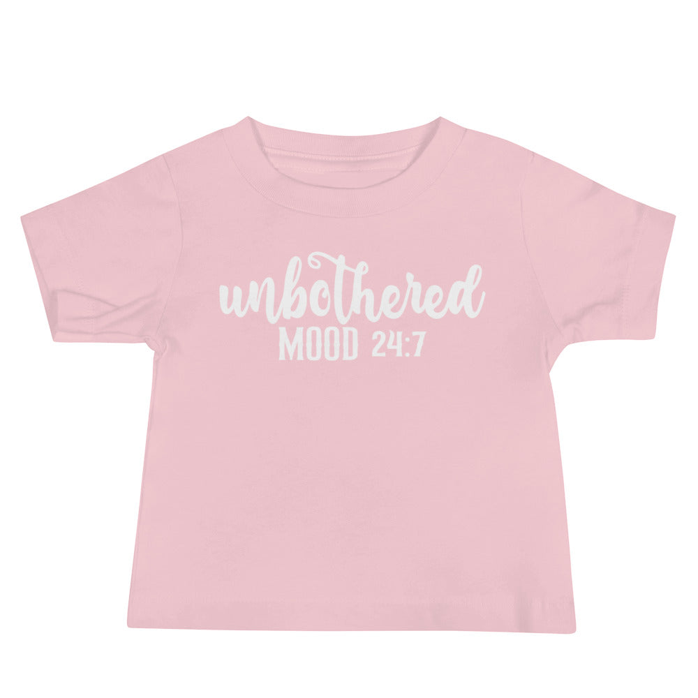 Unbothered Mood 24:7 Baby Tee