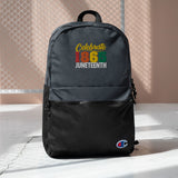 Champion Celebrate 1865 Juneteenth Embroidered Backpack