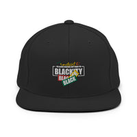 Juneteenth Black Black Snapback Hat