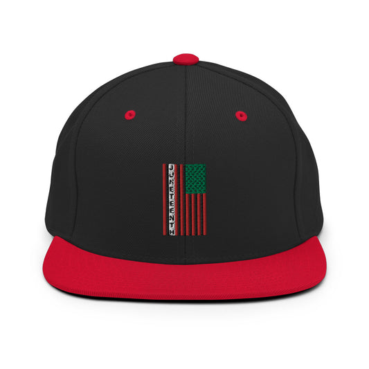 Juneteenth Flag Snapback Hat