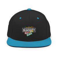 Juneteenth Black Black Snapback Hat
