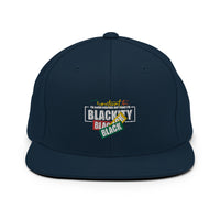 Juneteenth Black Black Snapback Hat