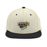 Juneteenth Black Black Snapback Hat