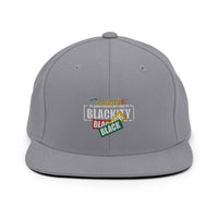Juneteenth Black Black Snapback Hat