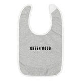 Greenwood Embroidered Baby Bib