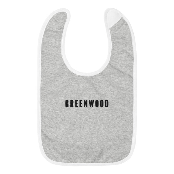 Greenwood Embroidered Baby Bib