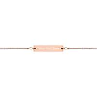 Personalized Engraved Bar Bracelet