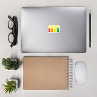 Celebrate 1865 Juneteenth Bubble-Free Stickers
